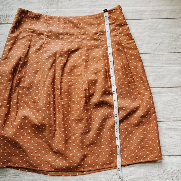 Loft Polka dot skirt, Size 0 - Picture 2 of 5